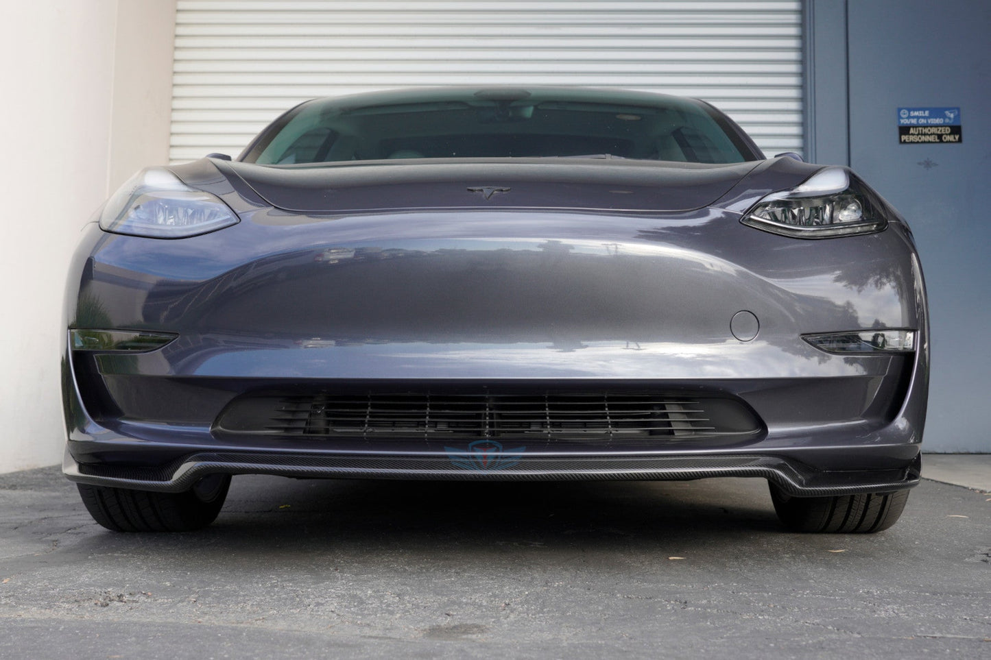 Tesla Model 3 ATS Style Genuine Carbon Fiber Front Lip | FYBR Aero