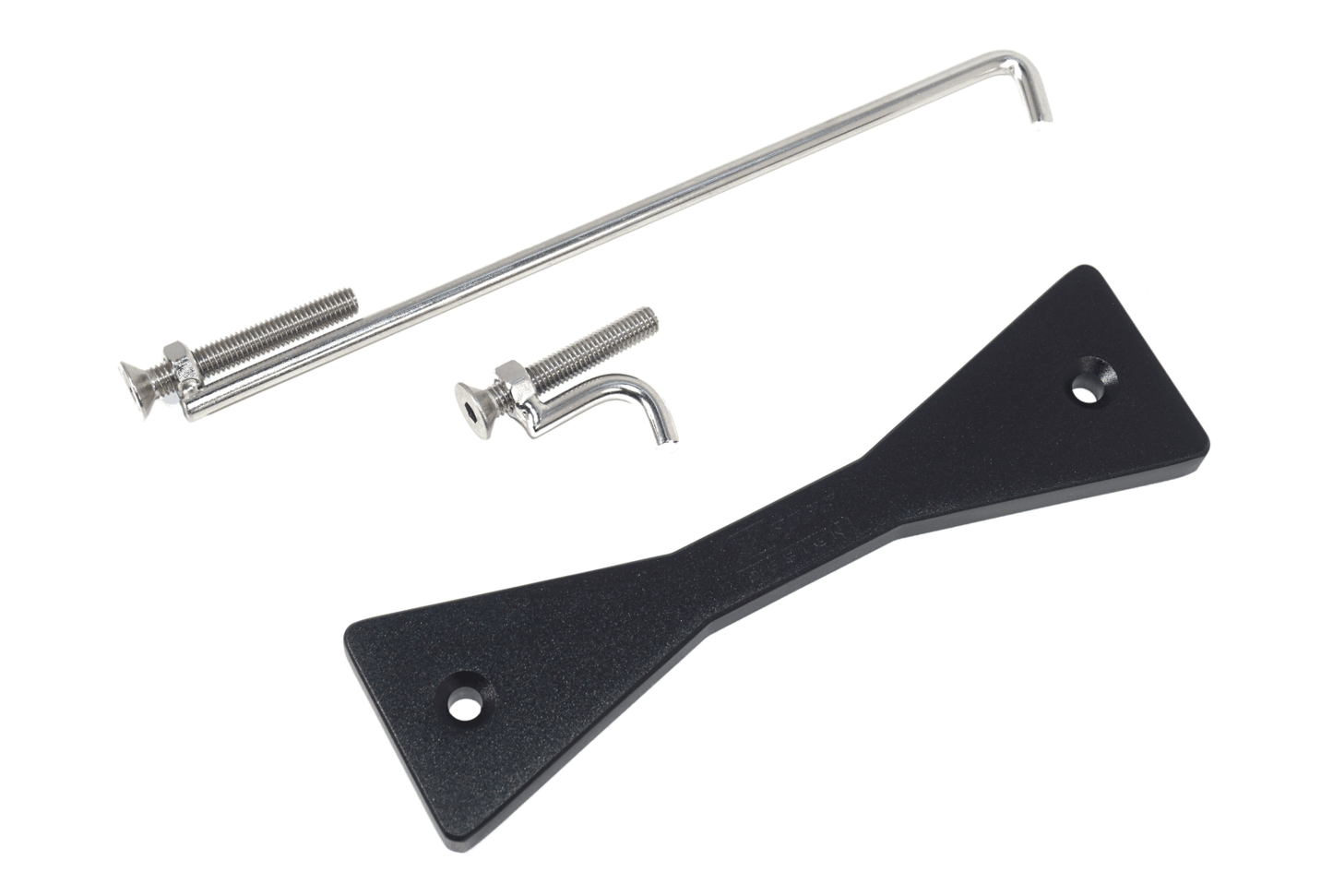 ZSPEC Battery Hold Down/Bracket for Nissan GTR R35, Billet w/ Stainless Hardware