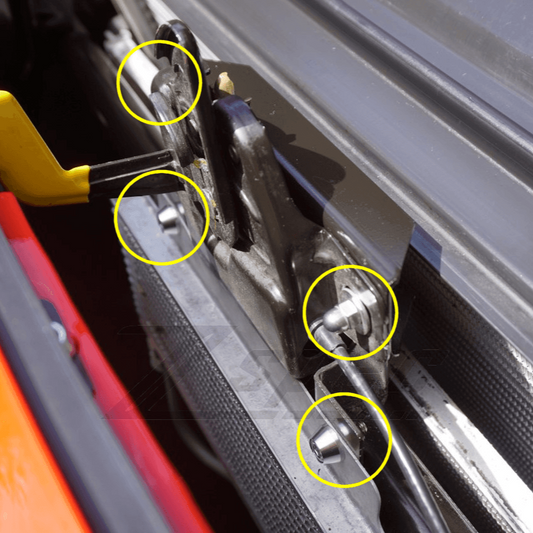 ZSPEC Hood & Hood Latch Fastener Kit for '03-06 Dodge Viper, Stainless & Billet