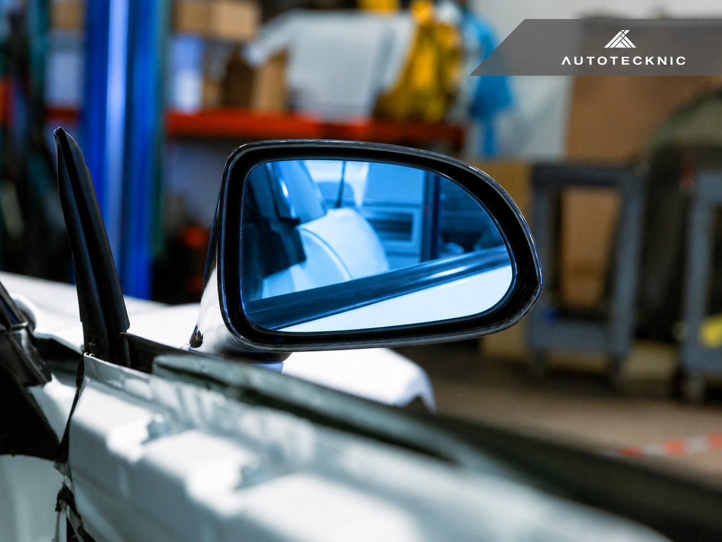 ApexVision Blue Tinted Side View Mirror Glass Set w/ Defrost - Honda S2000 (AP1/AP2)