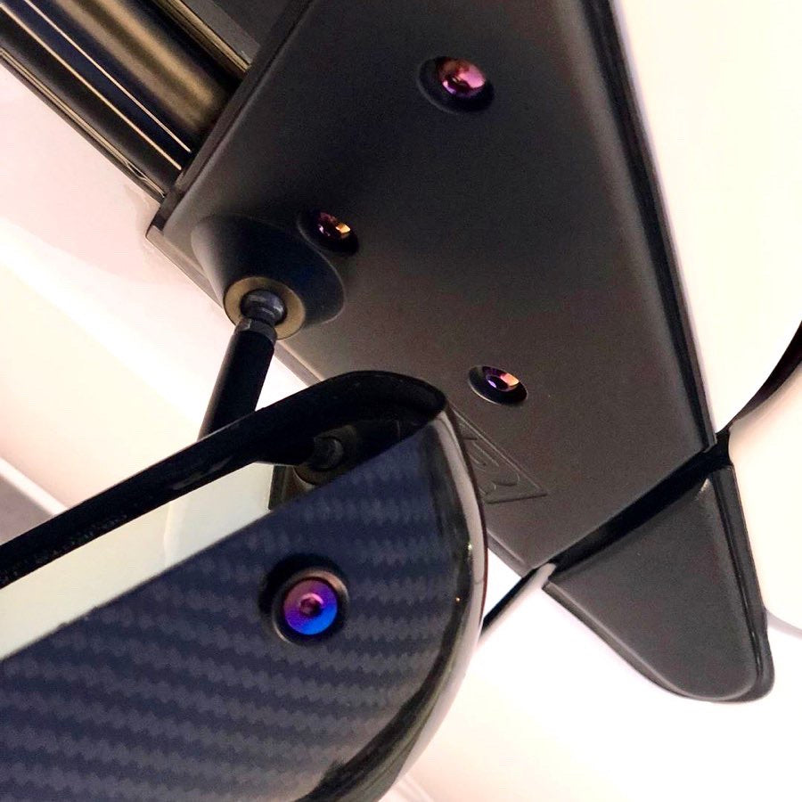 JDC Titanium Hardware for APR GT3 Mirrors (Evo 7/8/9)
