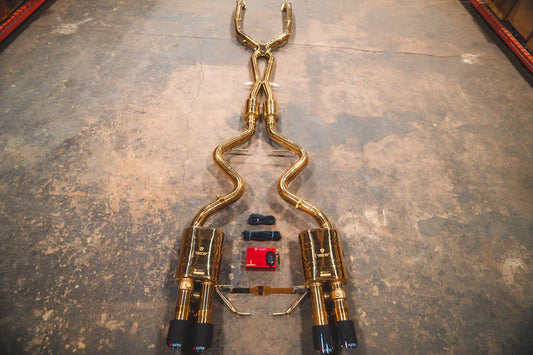 Valvetronic - V2 Vavled Race Exhaust System (Gold) || E9X (M3)