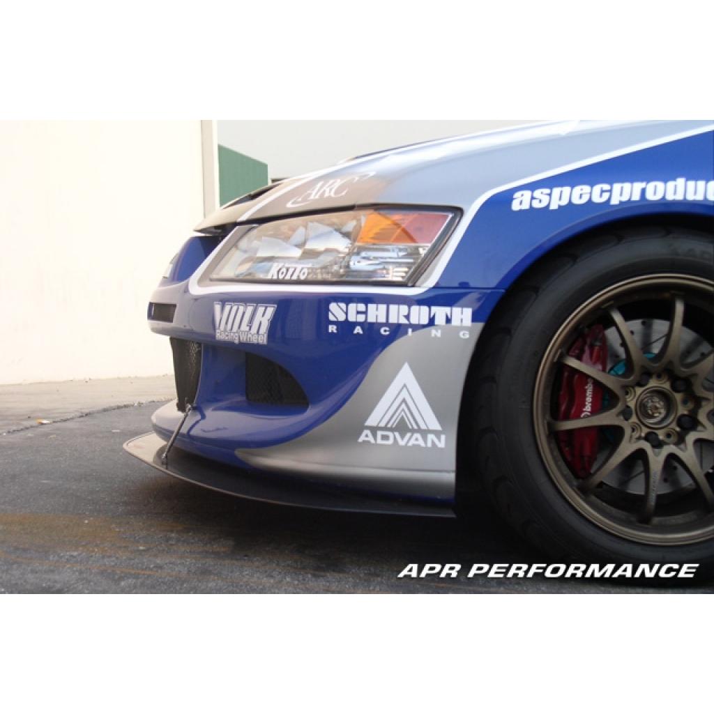 Mitsubishi Evolution 8 (Evo 8) Carbon Fiber Front Wind Splitter 2003-2005