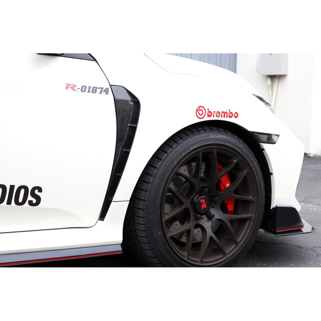 Carbon Fiber Honda FK8 Civic Type R Fender Vents 2017 - 2021