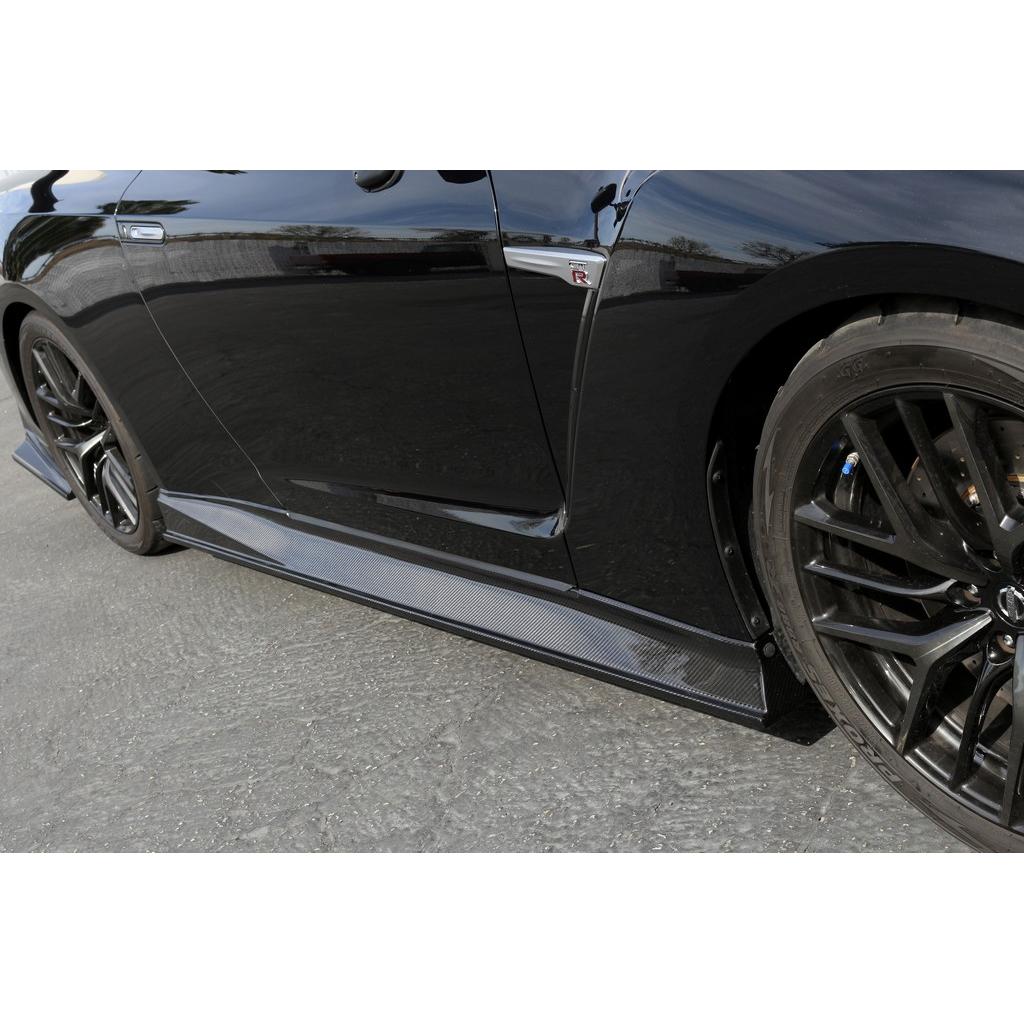Carbon Fiber Nissan GTR R35 Side Rocker Extensions/ Side Skirt 2017-2022