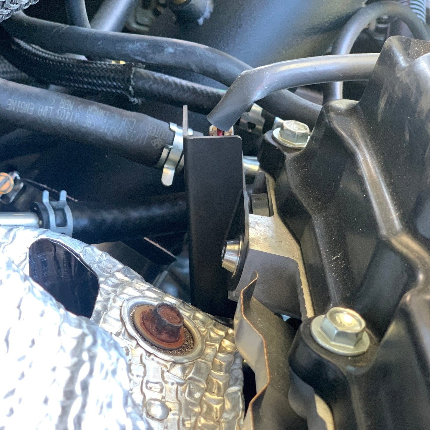 JDC Aluminum Cam Position Sensor Heat Shield (Evo X)