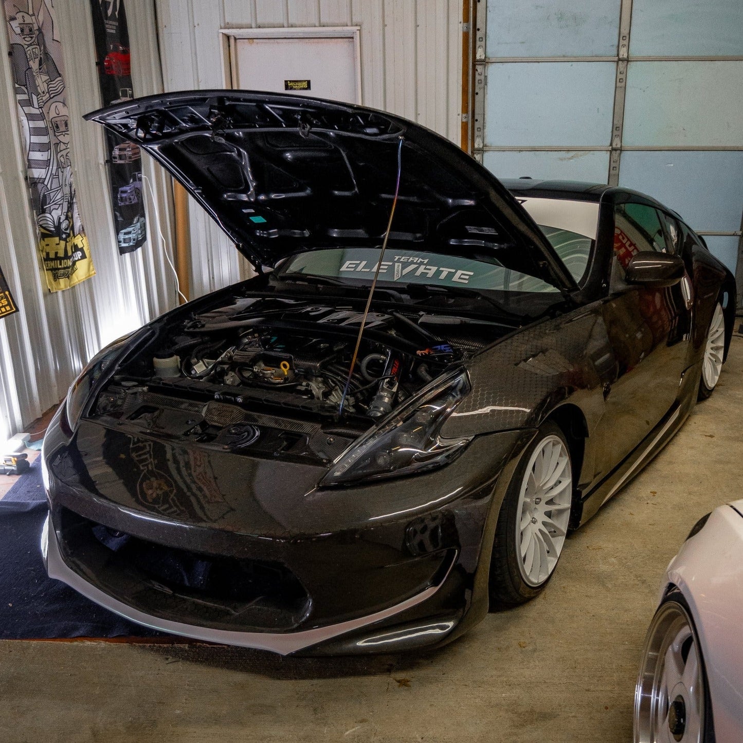 JDC Titanium Engine Bay Dress-Up Hardware Kit (Nissan 370Z)