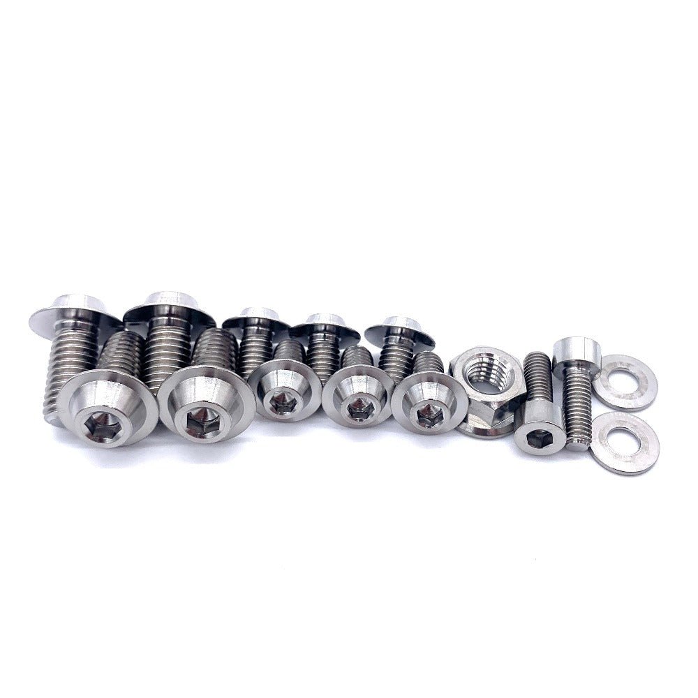 JDC Titanium Engine Bay Dress-Up Hardware Kit (Evo X)