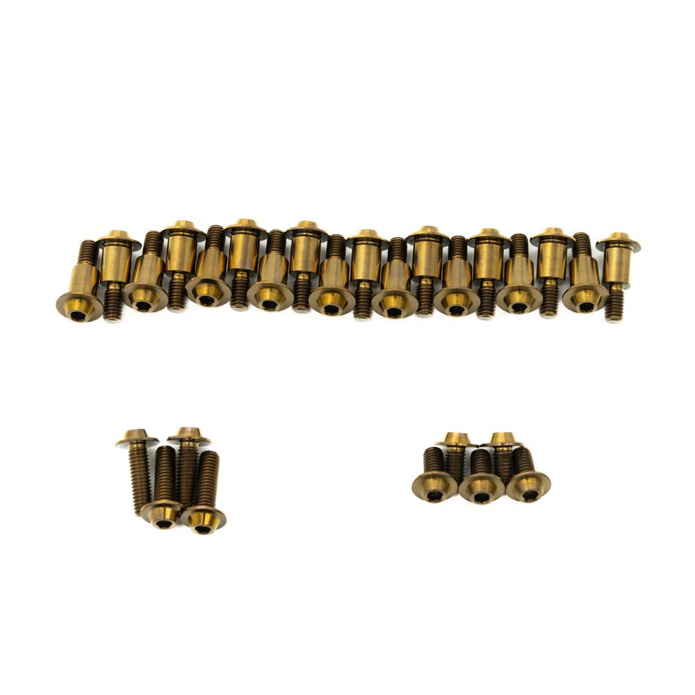 JDC Titanium Engine Bay Dress-Up Hardware Kit (Evo X)