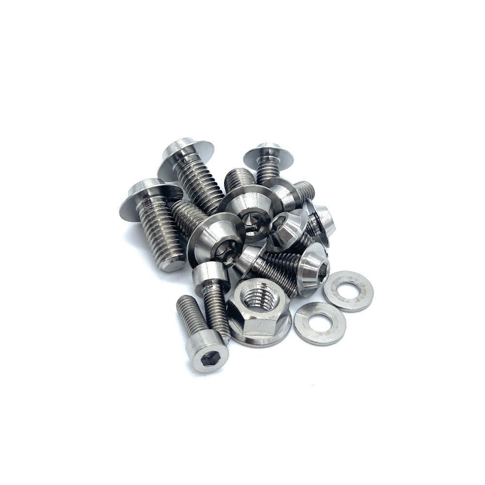 JDC Titanium Engine Bay Dress-Up Hardware Kit (Evo X)