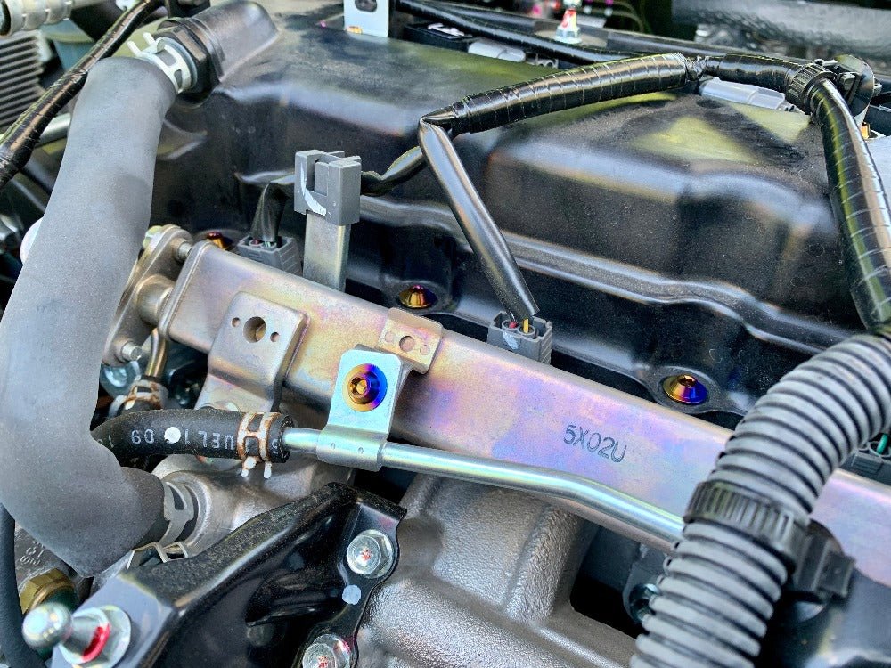 JDC Titanium Engine Bay Dress-Up Hardware Kit (Evo X)