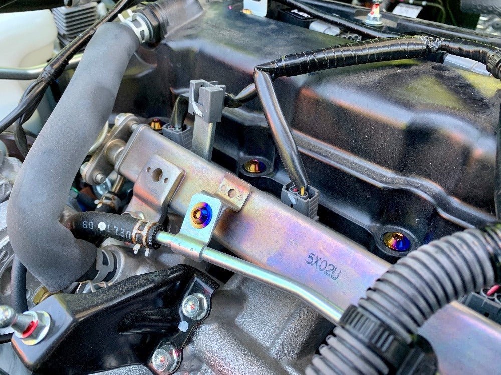 JDC Titanium Engine Bay Dress-Up Hardware Kit (Evo X)