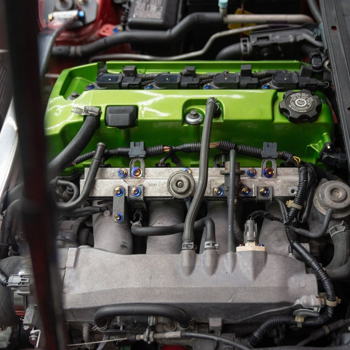 JDC Titanium Engine Bay Dress-Up Hardware Kit (Honda S2000)