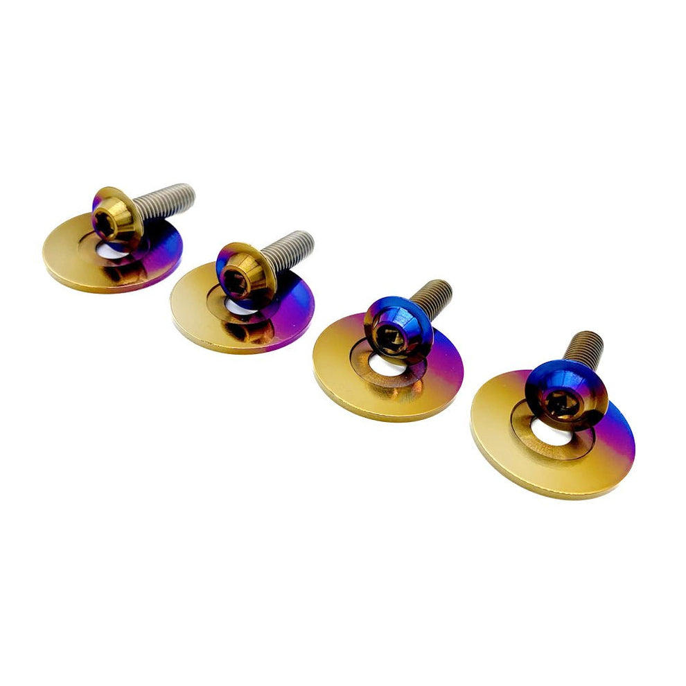 JDC Titanium Fender Hardware Replacement Kit (R35 GT-R) - Island Racewerks