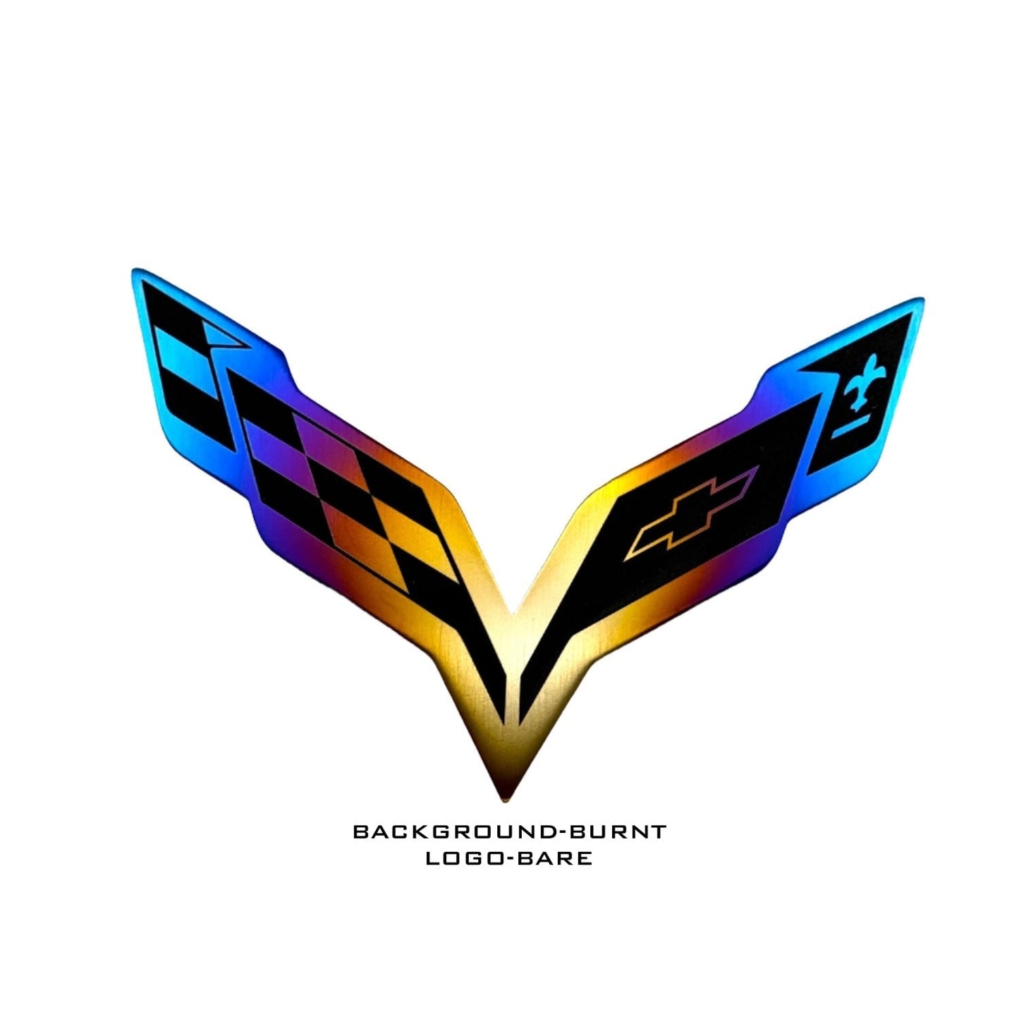 JDC Titanium Front/Rear Badge (2014-2019 C7 Corvette)