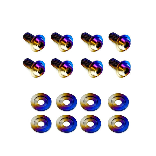 JDC Titanium Hood Bracket Hardware Kit (Honda S2000)