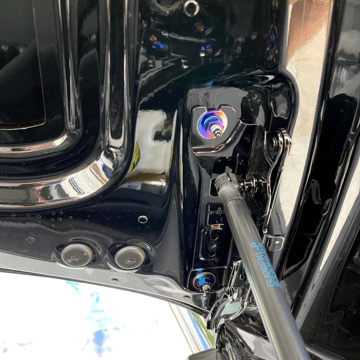 JDC Titanium Hood Bracket Hardware Kit (MK5 Supra)