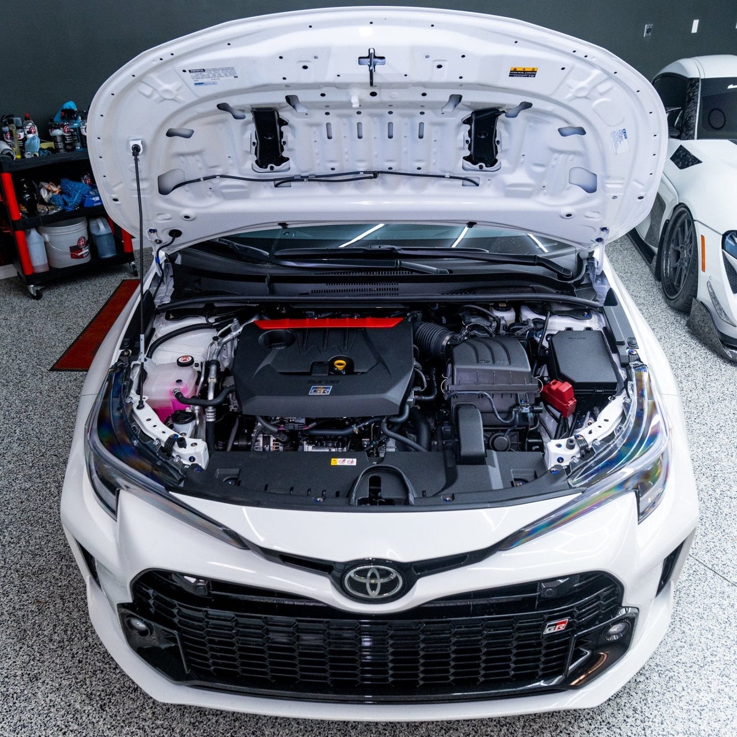 JDC Titanium Hood Hardware Replacement Kit (23+ GR Corolla)