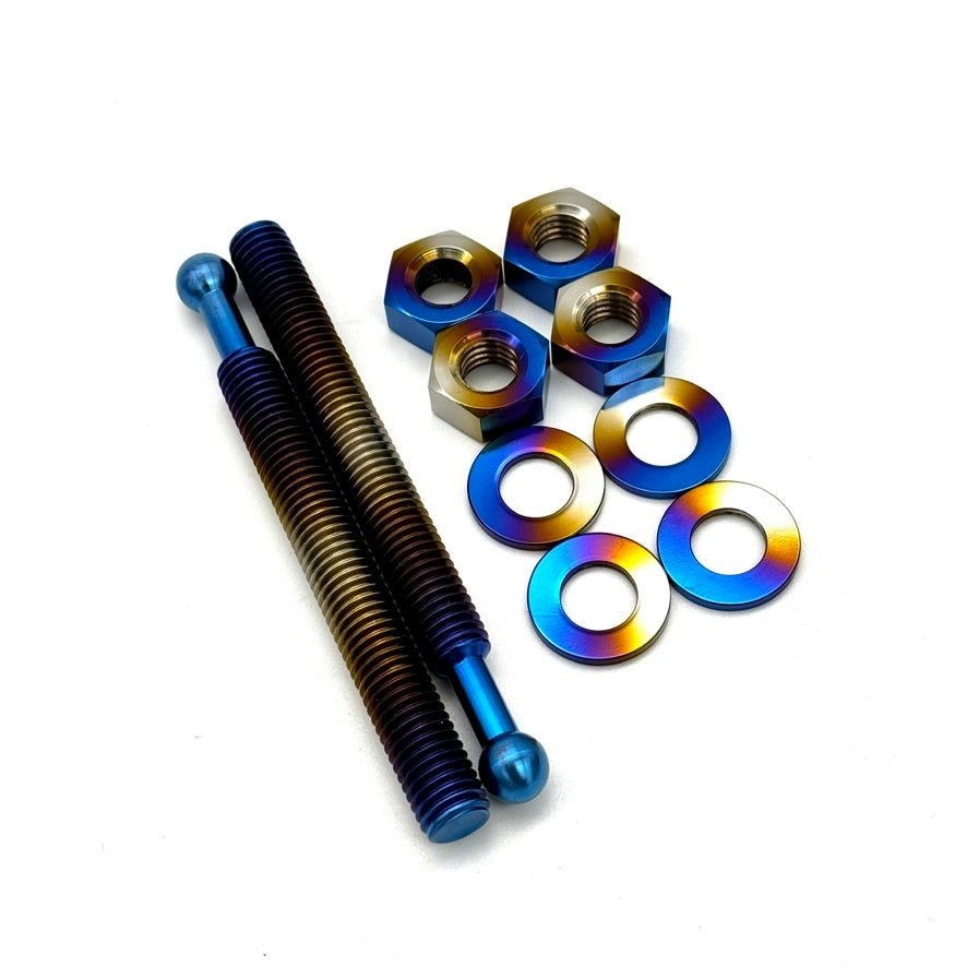 JDC Titanium Quik-Latch QL-38 Replacement Hood Pin Hardware Kit (Universal)