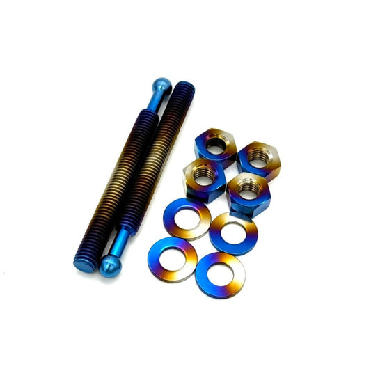 JDC Titanium Quik-Latch QL-38 Replacement Hood Pin Hardware Kit (Universal)