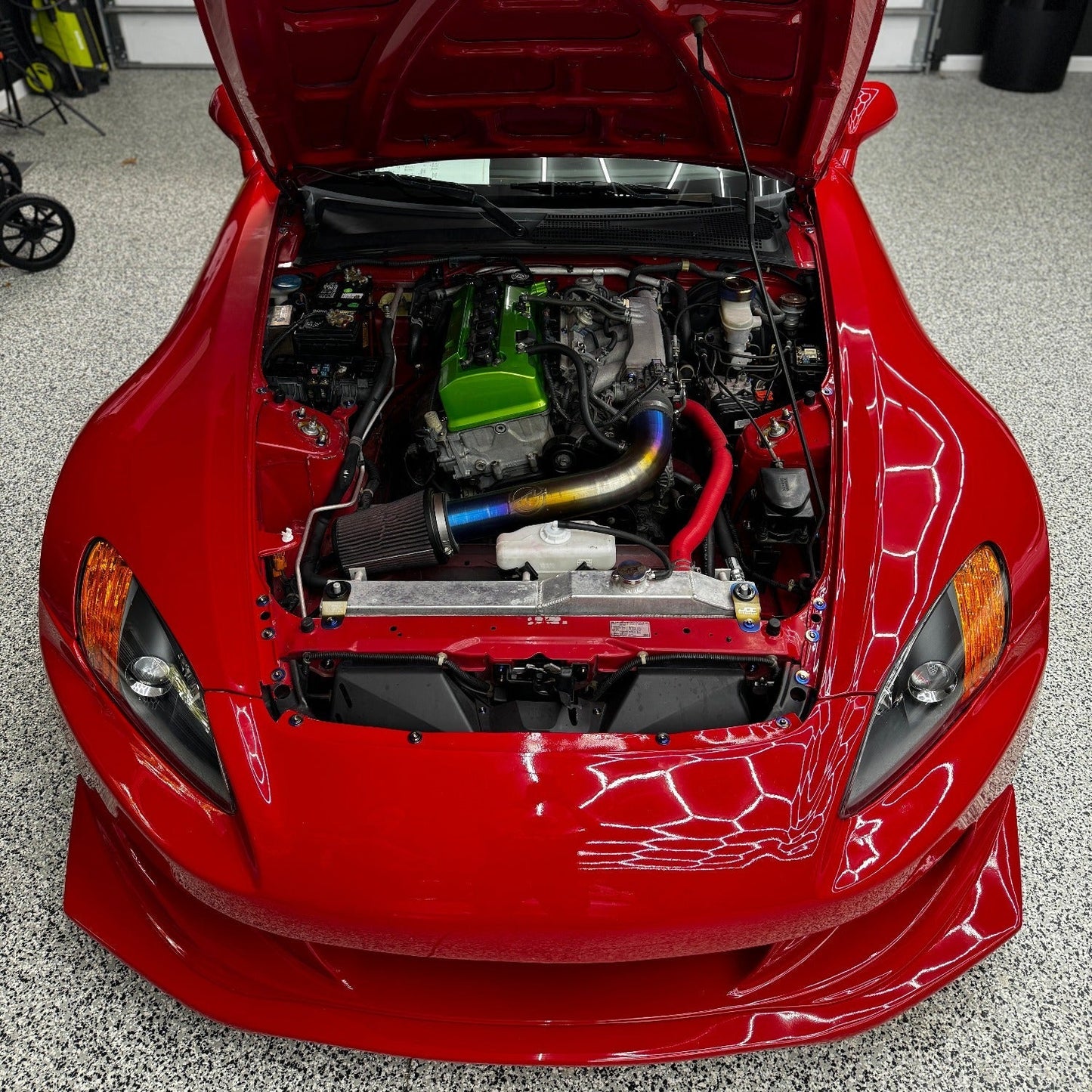 JDC Titanium Radiator Stay Bracket (Honda S2000, EK, EM, & EJ Models)