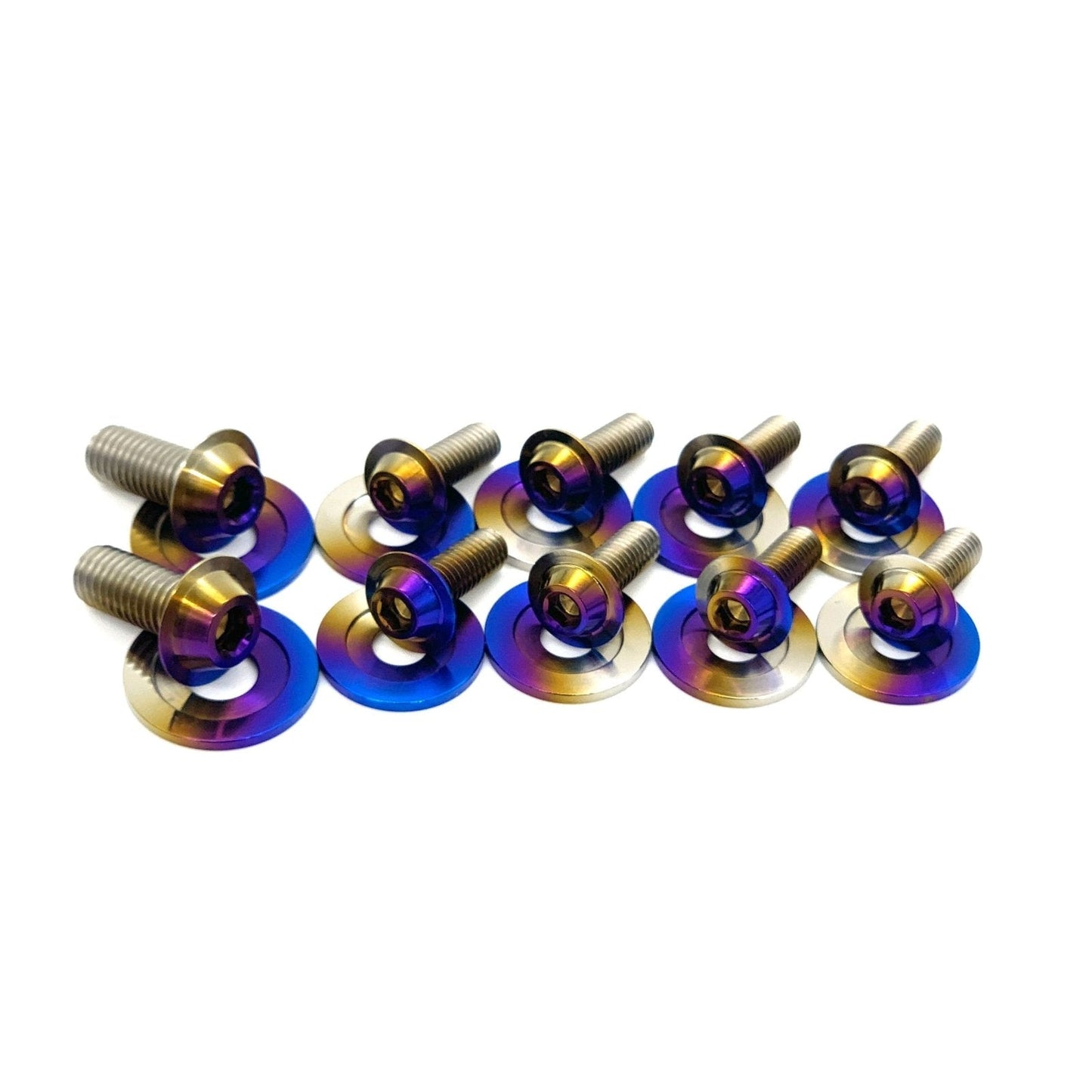JDC Titanium Radiator Support Area Hardware Replacement Kit (Evo X)