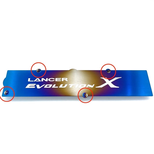 JDC Titanium Spark Plug Cover Hardware (Evo X)