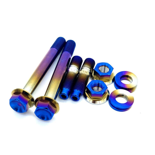 JDC Titanium Turbo to Manifold Hardware Kit for FP Manifolds (Evo 4-9/DSM)