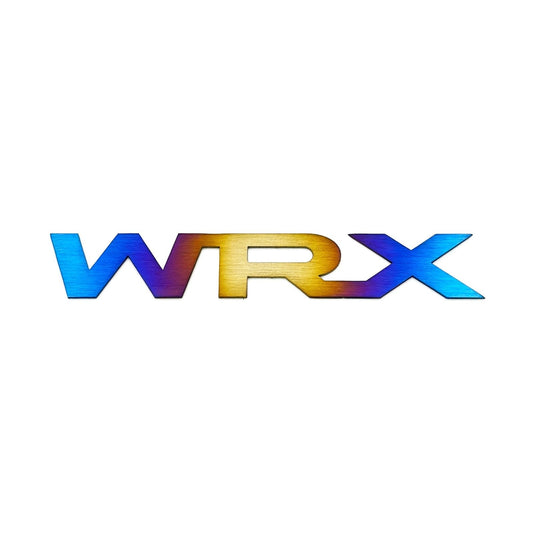 JDC Titanium "WRX" Trunk Badge (15+ WRX)