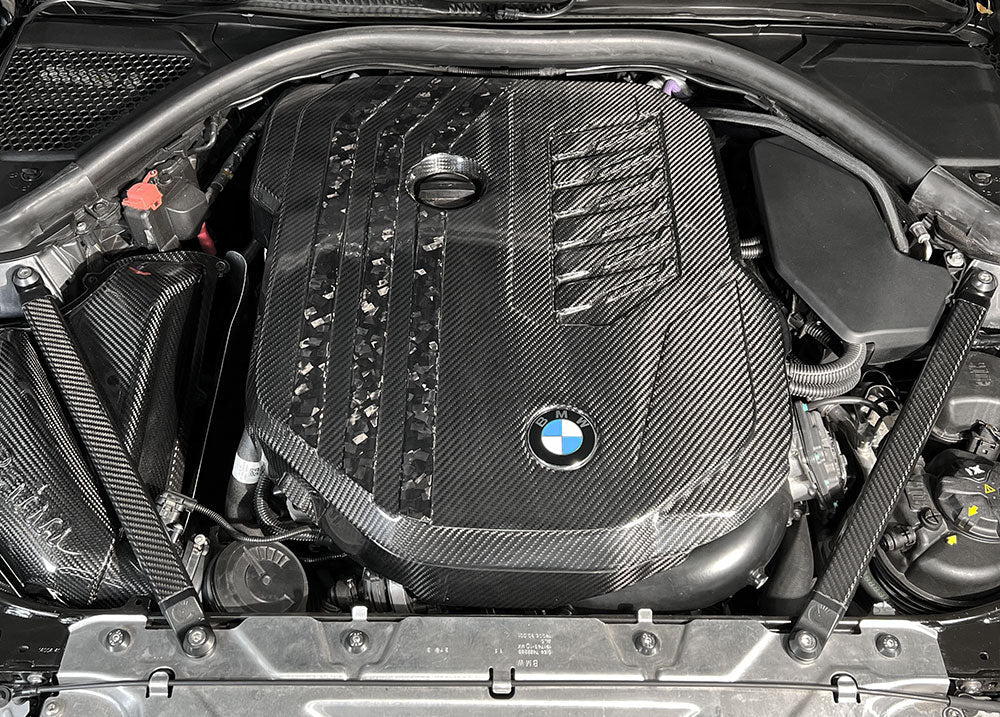 Carbon Fiber Engine Chassis Brace Set | BMW M240i/ M340i/ M440i