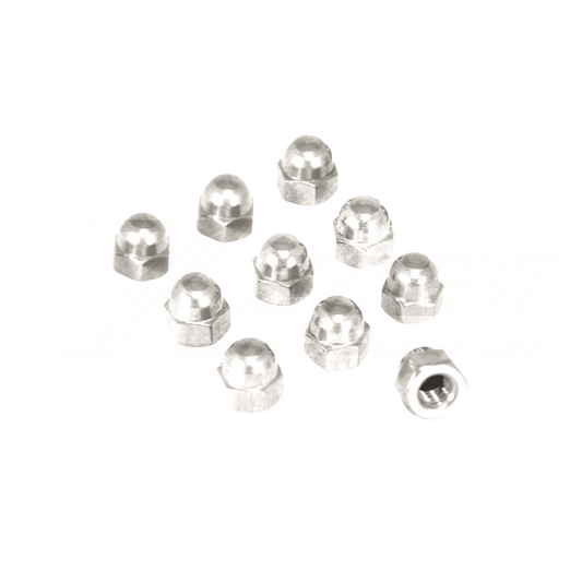 ZSPEC M4-0.7 Acorn Nuts, SUS304 Stainless Steel, 10-Pack