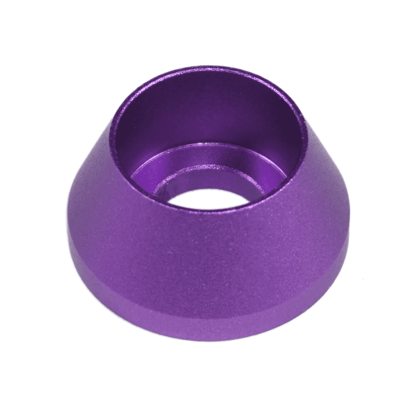 ZSPEC M8 Angled Cup Finish Washers for SHSC Socket-Cap Fasteners, Billet, 10-Pack