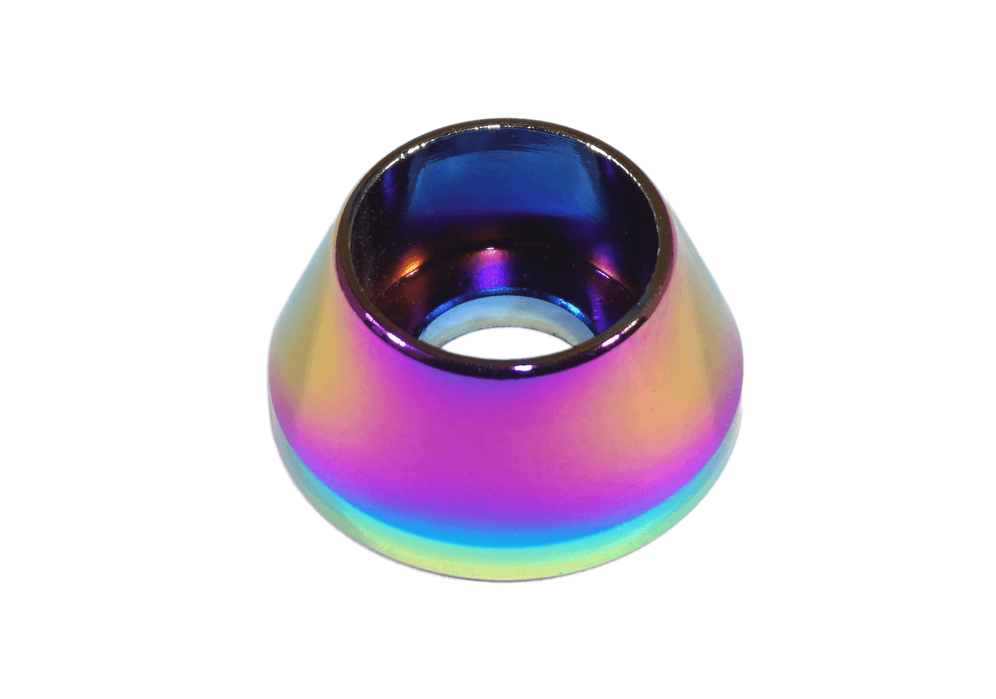 ZSPEC M6 Angled Cup Finish Washers for SHSC Socket-Cap Fasteners, Billet, 10-Pack