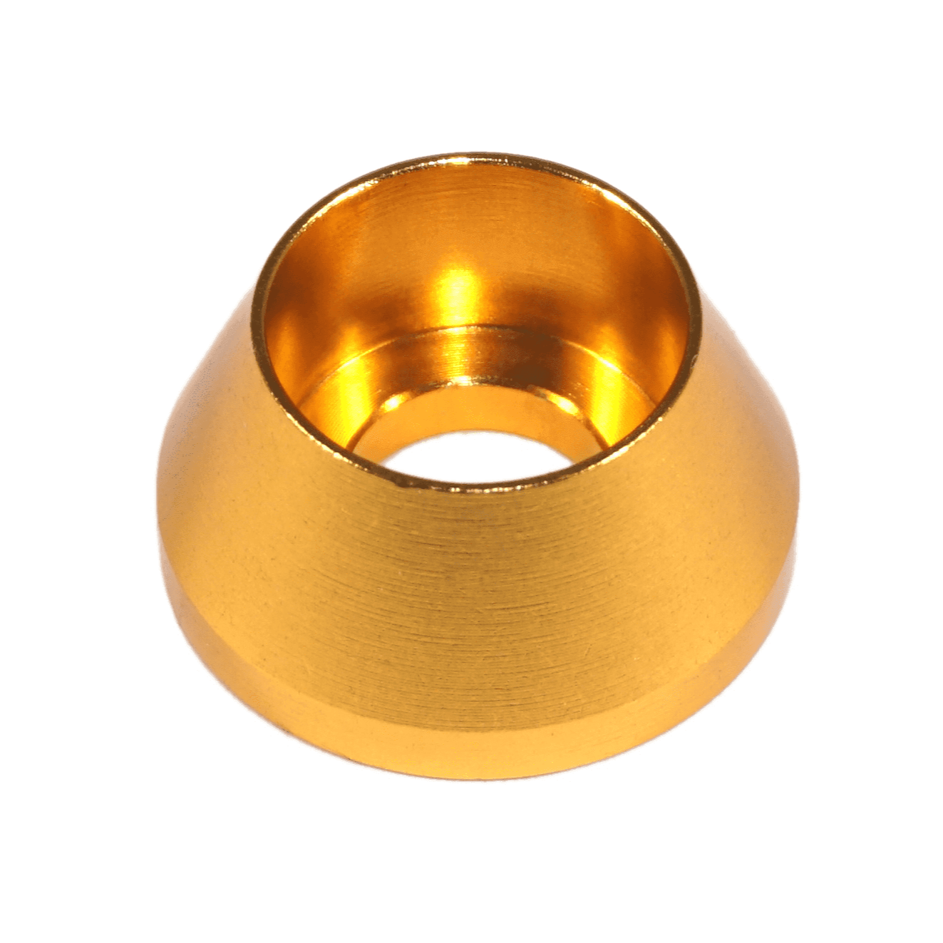 ZSPEC M8 Angled Cup Finish Washers for SHSC Socket-Cap Fasteners, Billet, 10-Pack