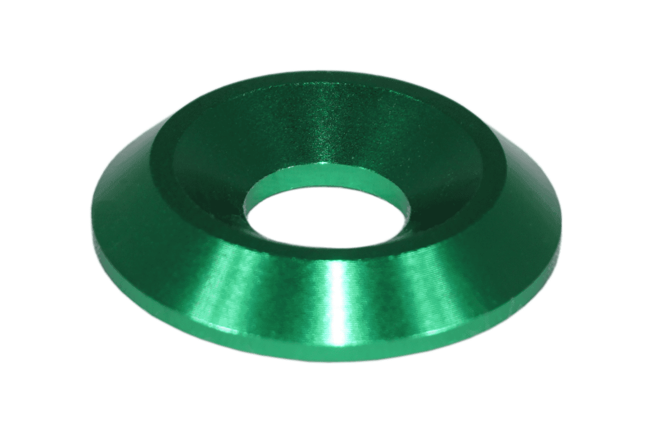 ZSPEC M6 Billet Dress Up Fender-Finish Washers for FHSC Fasteners, Billet, 10-Pack