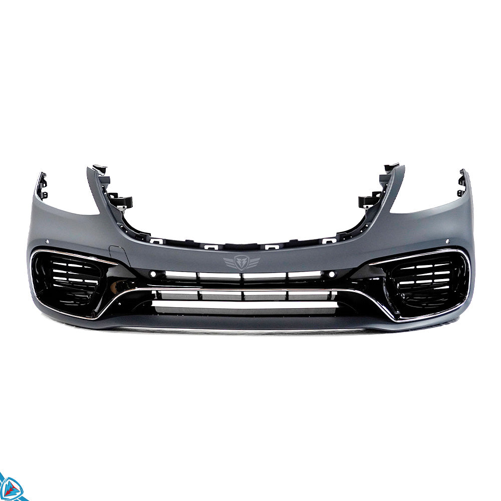 2018-2020 Mercedes-Benz S-Class Facelift (W222) S63 AMG Style Polypropylene Front Bumper Conversion Kit | E3Tuning