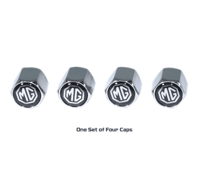 Chrome Valve Stem Tire Caps, Style: MG