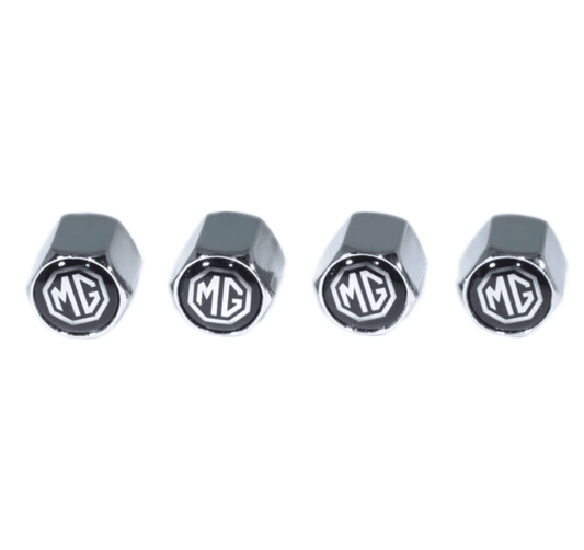 Chrome Valve Stem Tire Caps, Style: MG