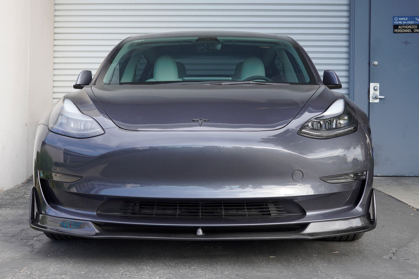 FYBR Tesla Model 3 VSX Genuine Carbon Fiber Front Lip