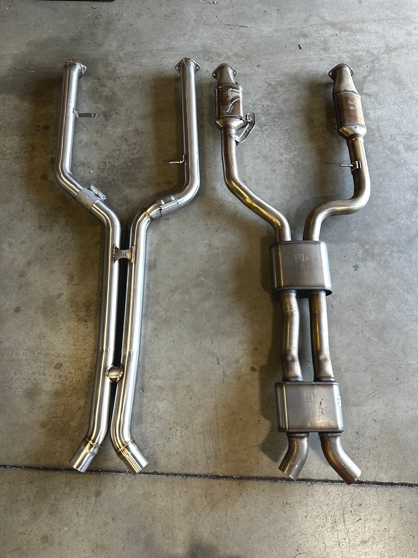 Sports Series Resonated Mid Pipes 2023+ M2 S58 Engine