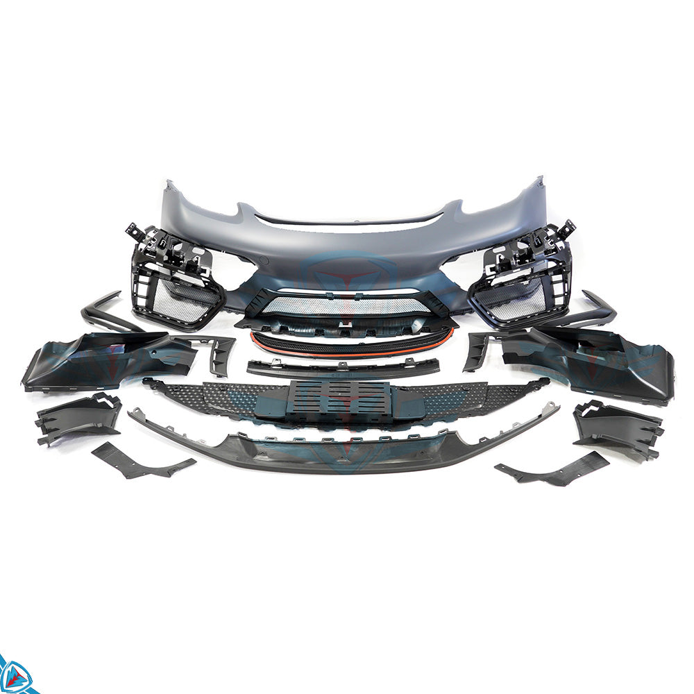 2017-2024 Porsche 718 Boxster & Cayman (982) to GT4 Style Front Bumper Conversion