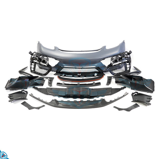 2017-2024 Porsche 718 Boxster & Cayman (982) to GT4 Style Front Bumper Conversion