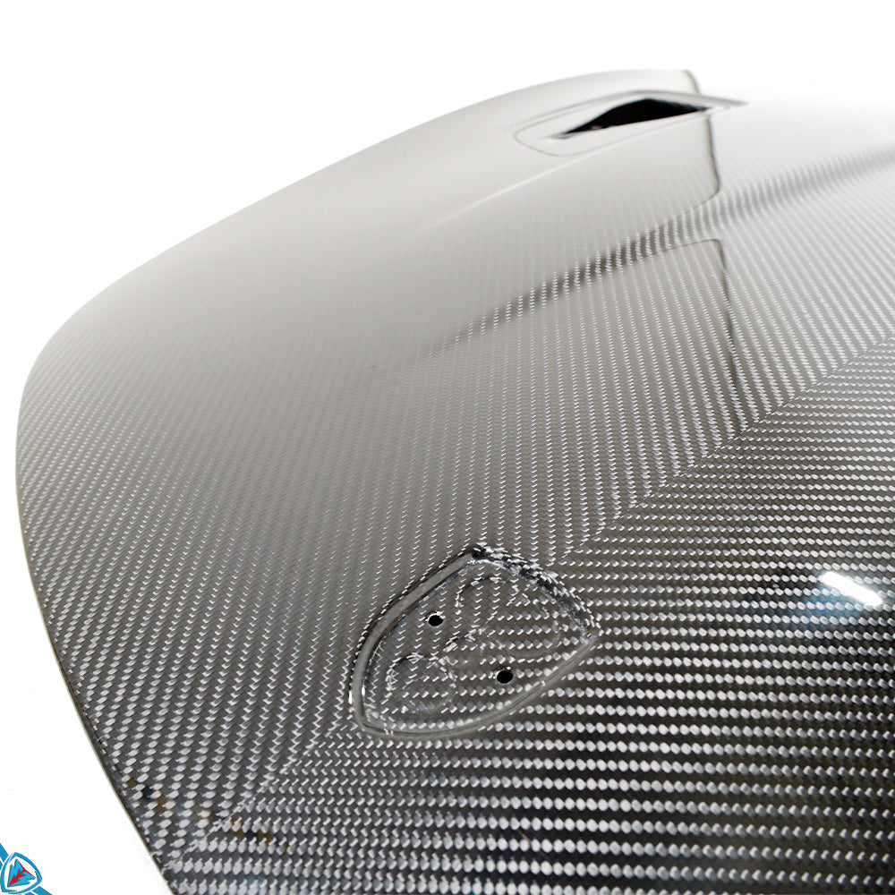 2012-2025 Porsche Boxster & Cayman (981/982) GT4 RS Style Pre-Preg Dry Carbon Fiber Hood | FYBR Aerodynamics