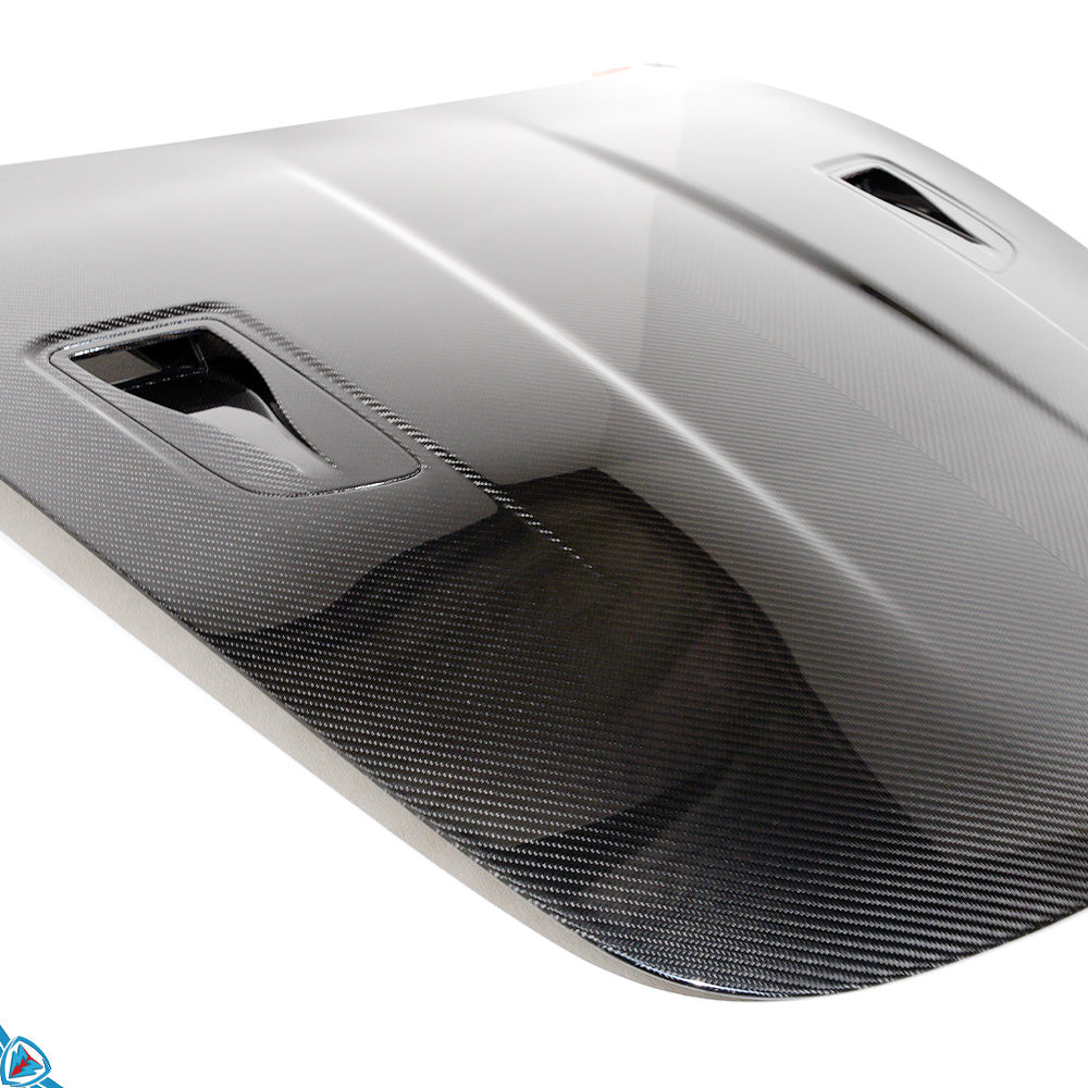 2012-2025 Porsche Boxster & Cayman (981/982) GT4 RS Style Pre-Preg Dry Carbon Fiber Hood | FYBR Aerodynamics