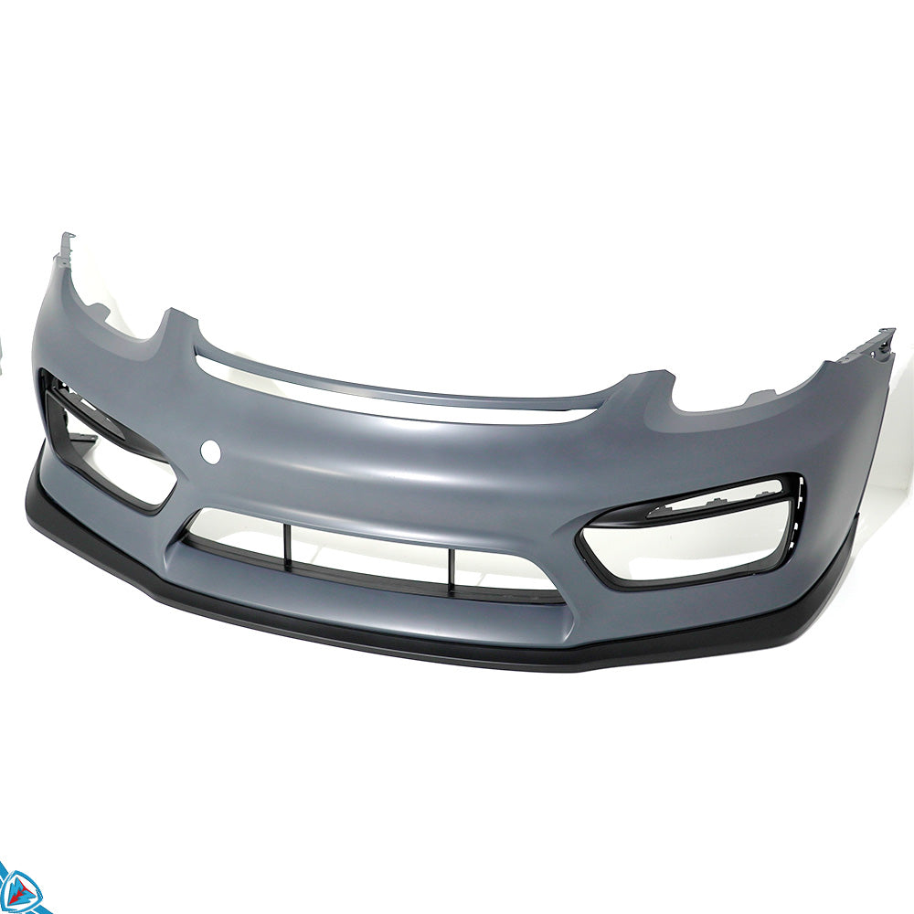 2013-2016 Porsche Boxster & Cayman (981) to GT4 Style Front Bumper Conversion [Includes LED DRLs]
