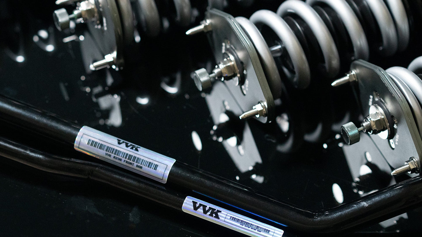 Mercedes SL63 AMG R230 Coilover Conversion Kit with Adjustable Sway Bars and Power Steering