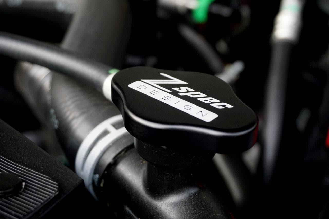 ZSPEC Radiator Cap Cover for '03-09 Nissan 350z Z33, Billet, w/ Hex Key