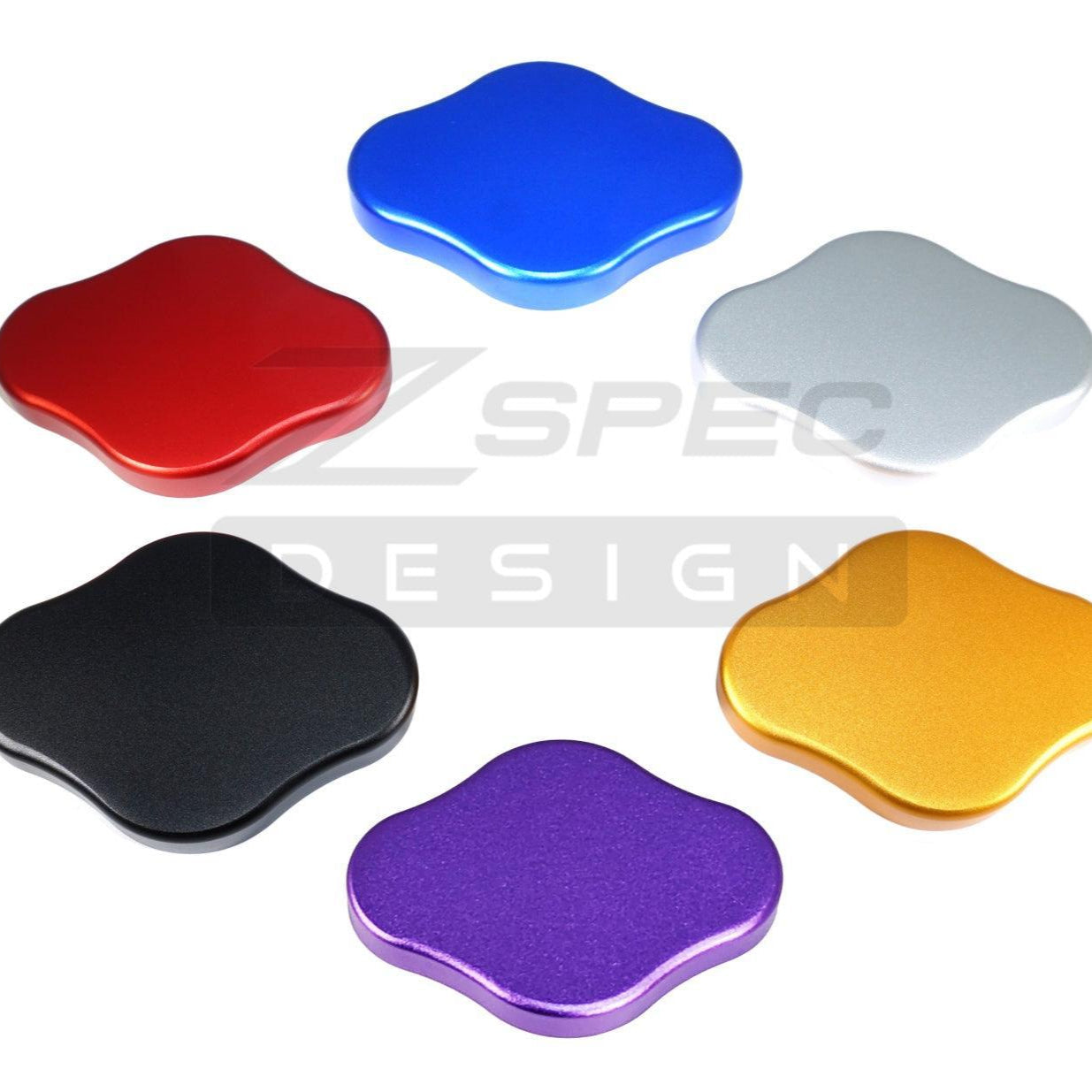 ZSPEC Fluid Reservoir Cap Covers Set for '23+ Nissan Z RZ34, Billet, 3 Caps