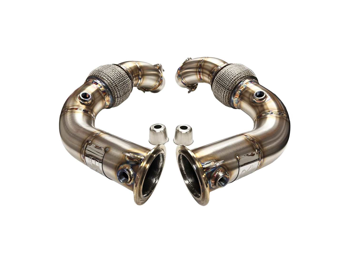 Competition Series Catless Primary Downpipe 2024+ X5M/X6M LCI S68 Engine