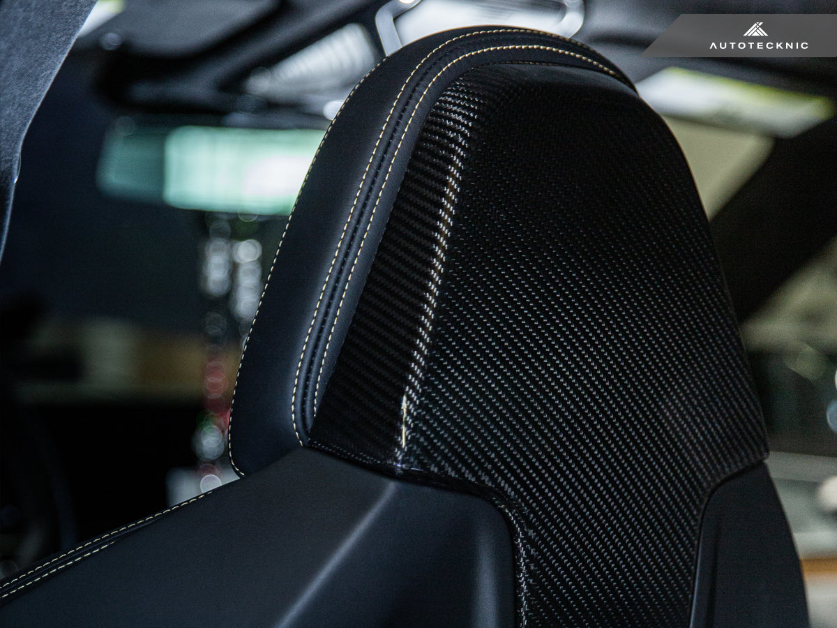 AutoTecknic Dry Carbon Seat Back Cover Set - G42 M240I